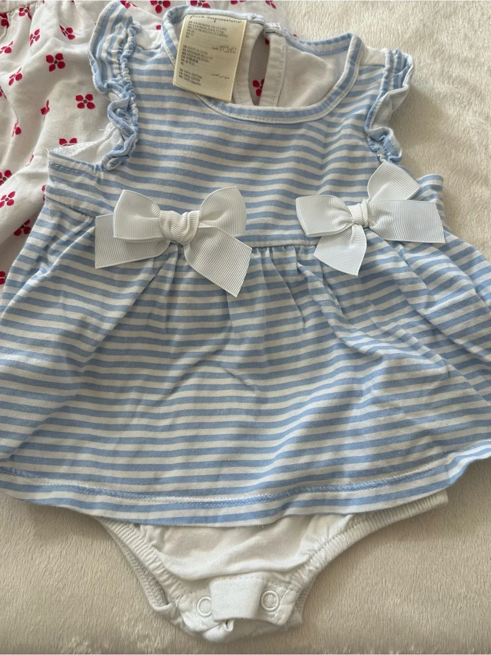 Baby Girl 4pc Bundle 0-6M Gymboree Carter’s Piper & Posie First Impressions